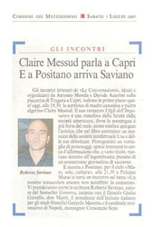 Claire Messud parla a Capri