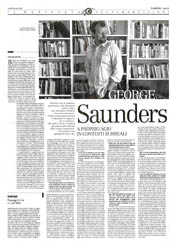 George Saunders a proprio agio in contesti surreali