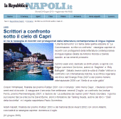 Scrittori a confronto sotto il cielo di Capri