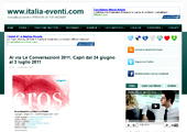 Al via Le Conversazioni 2011, a Capri dal 24 giugno al 3 luglio